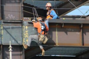 featured image - fall protection in use