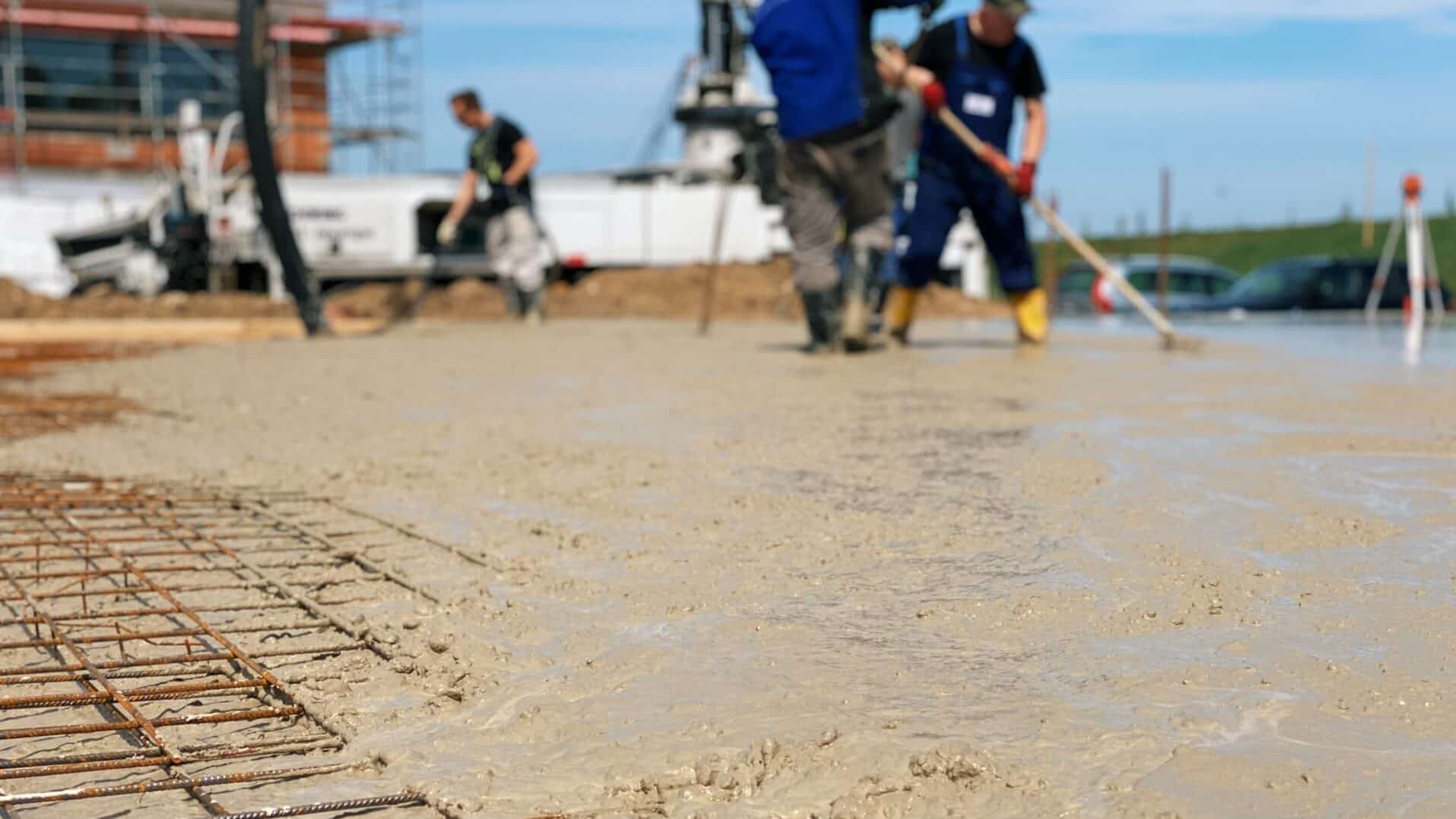 Concrete pour