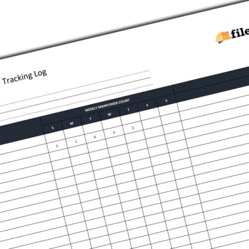 Staff Histogram And Manpower Loading Chart - Construction Files
