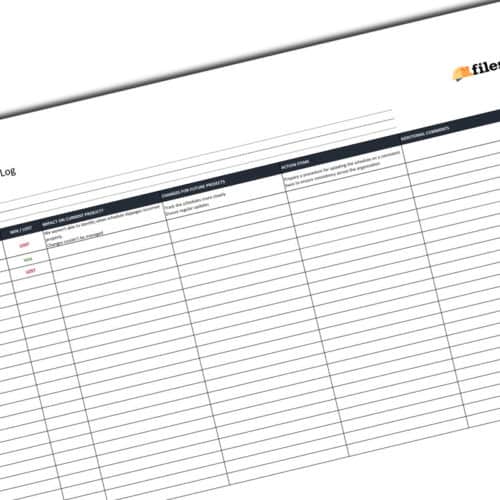 Project Lessons Learned Template Construction Documents And Templates