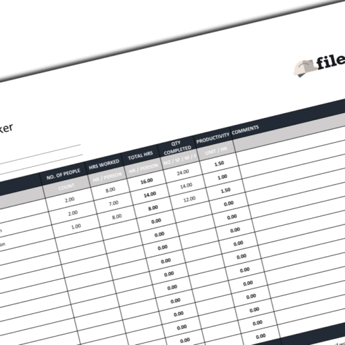 Construction Productivity Tracker - Construction Files