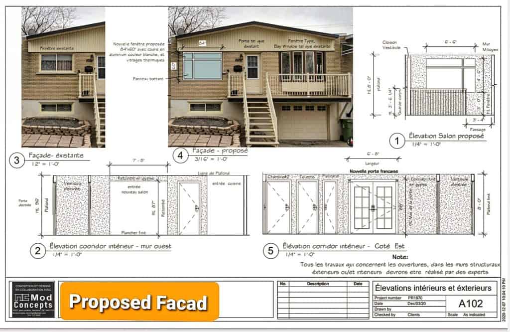 Home Renovation Drawing (Stock Photo)