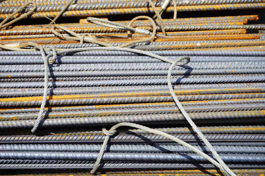 Rebar In Bundle