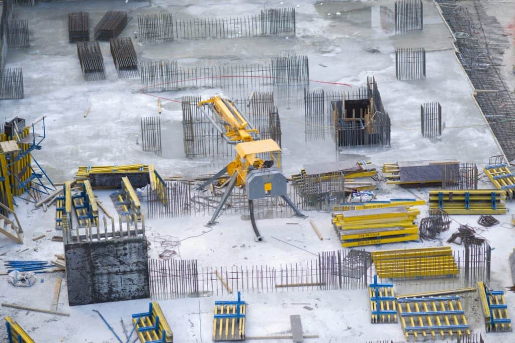 Concrete Pump on A Slab