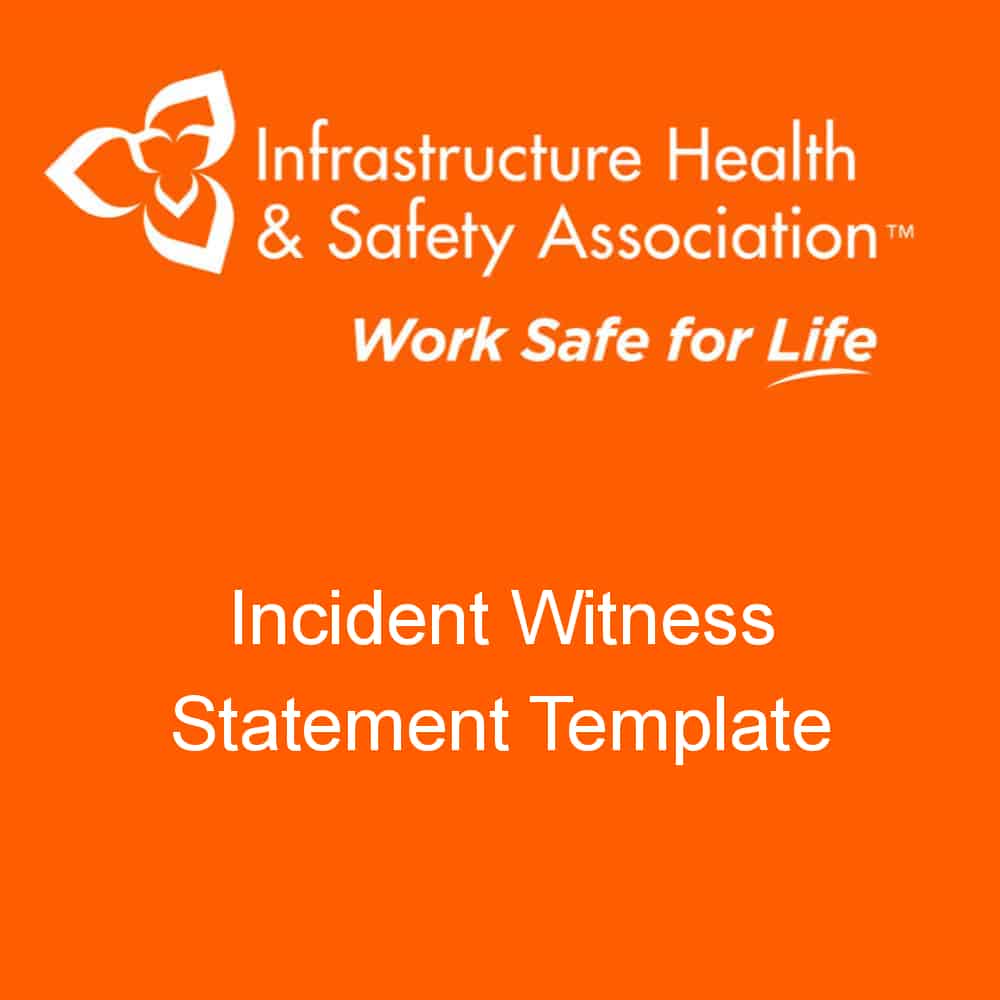 Incident Witness Statement Template