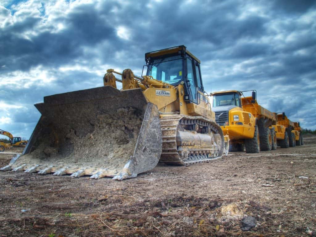 Stock image of haeavy equipment
