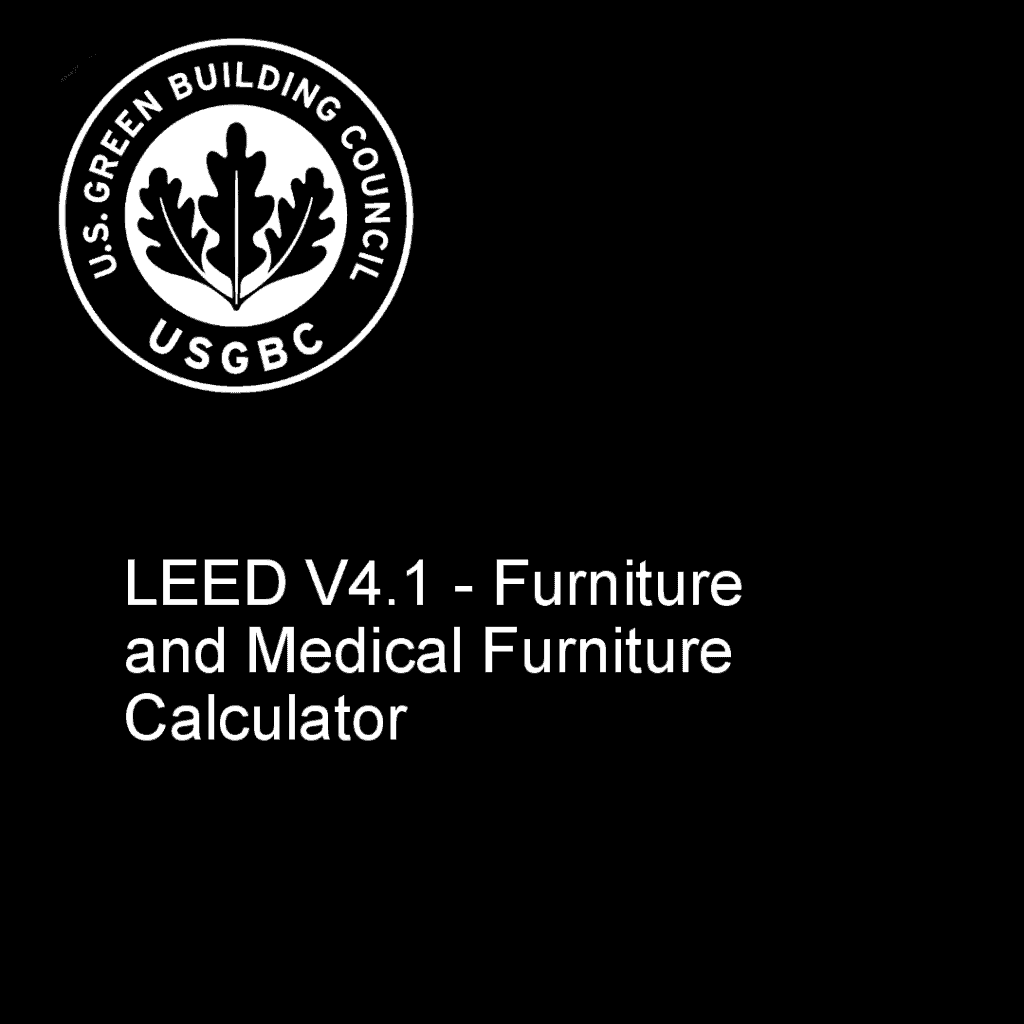 LEED V4.1 - Furniture and Medical Furniture Calculator