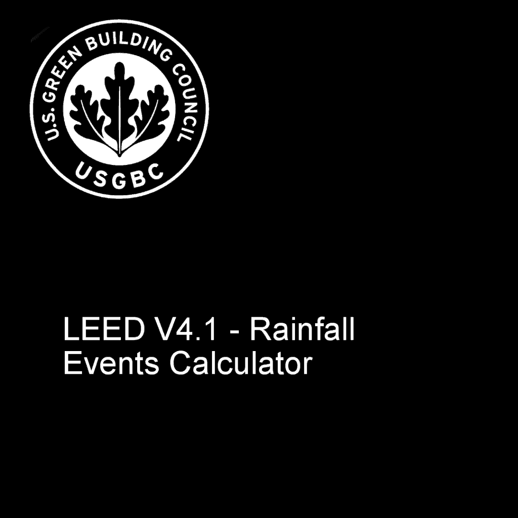 LEED V4.1 - Rainfall Events Calculator