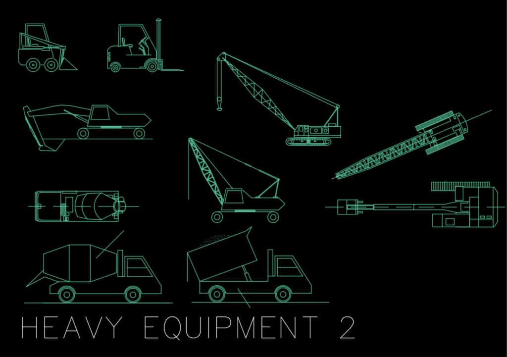 Heavy Equipment - Autocad