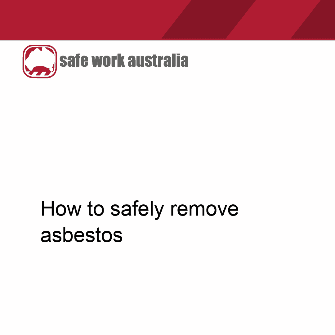 How to safely remove asbestos