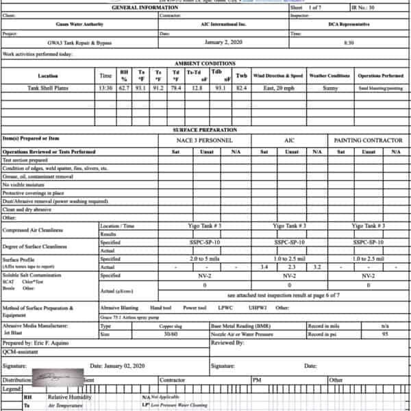 Confirmation Of Verbal Instruction (CVI) - Construction Files