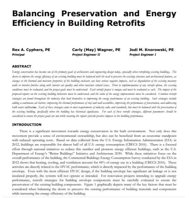 Balancing Preservation and Energy Efficiency in Building Retrofits