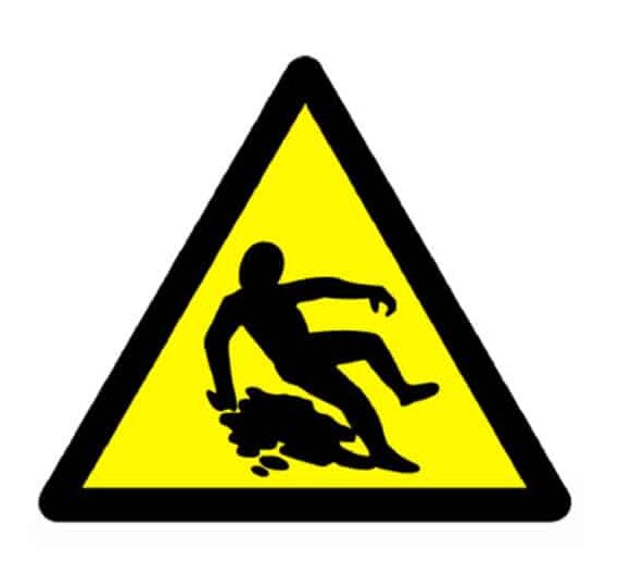 Slippery Surfaces - Construction Sign Template