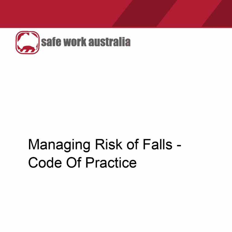 Managing Risk Of Falls - Code Of Practice - Construction Files