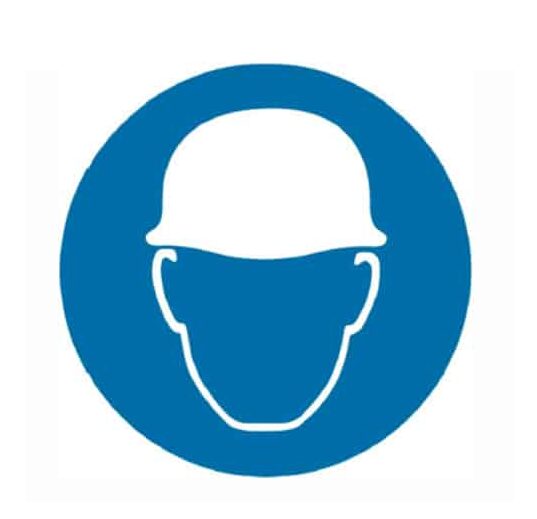 Hard Hat Required - Construction Sign Template