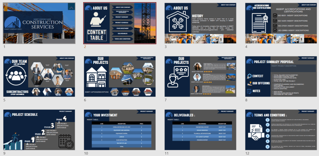 Company Profile And Project Proposal Presentation - Image 3