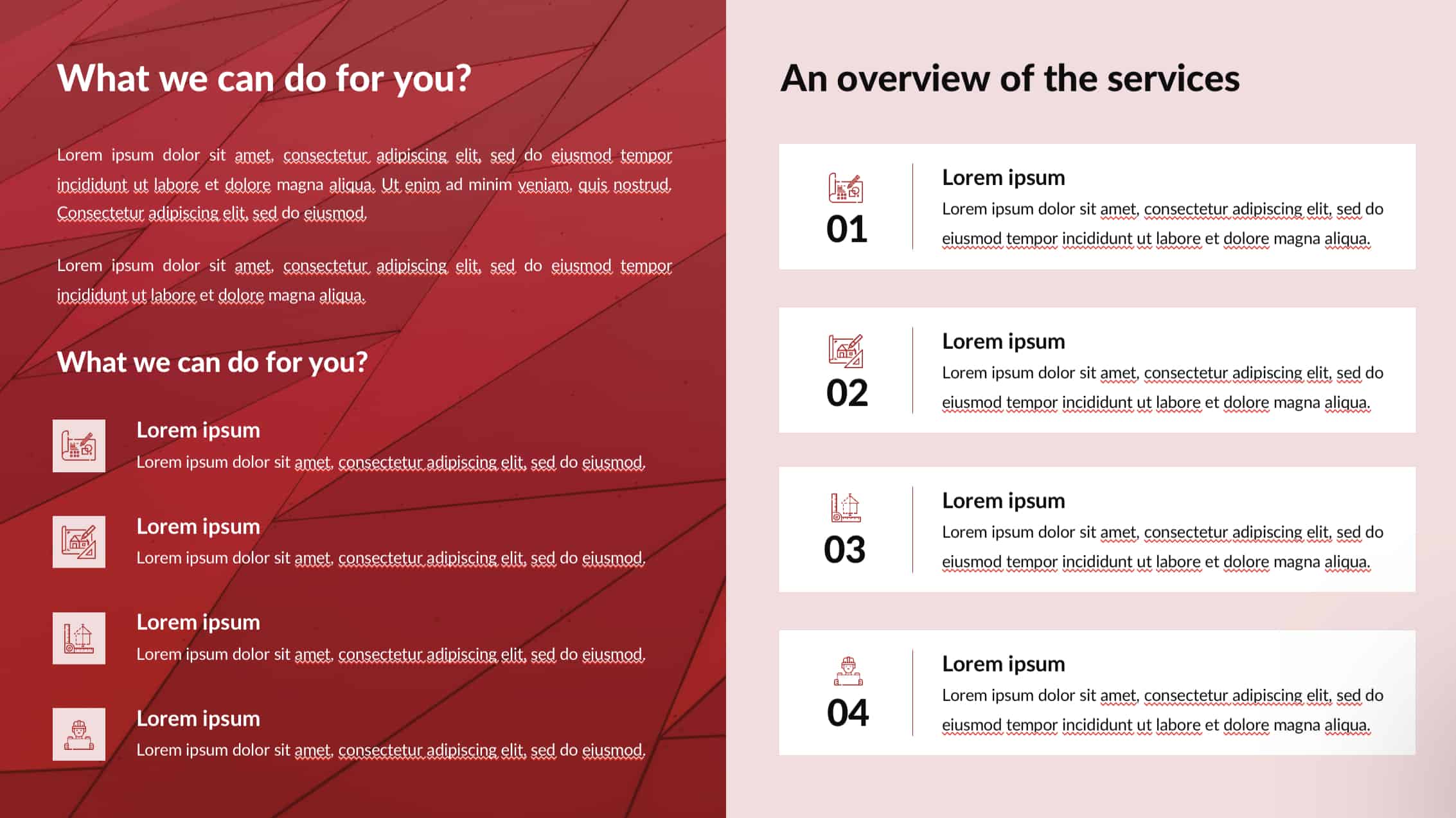 Architecture Firm Presentation Template - Red and White - Image 6