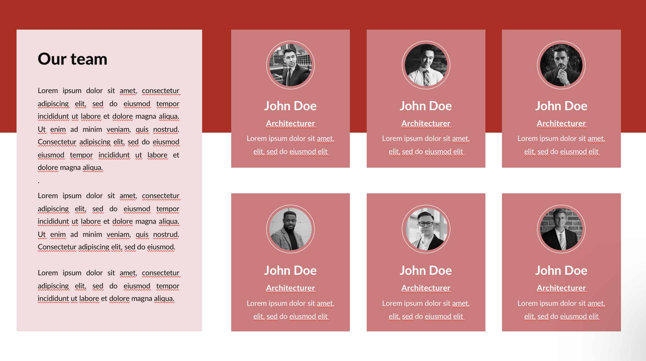 Architecture Firm Presentation Template - Red and White - Image 3