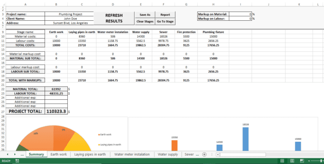 Construction Cost Estimate Template Excel Construction Files