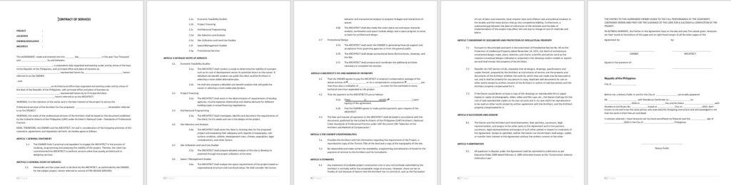 Contract Agreement Owner And Architect - Image 2