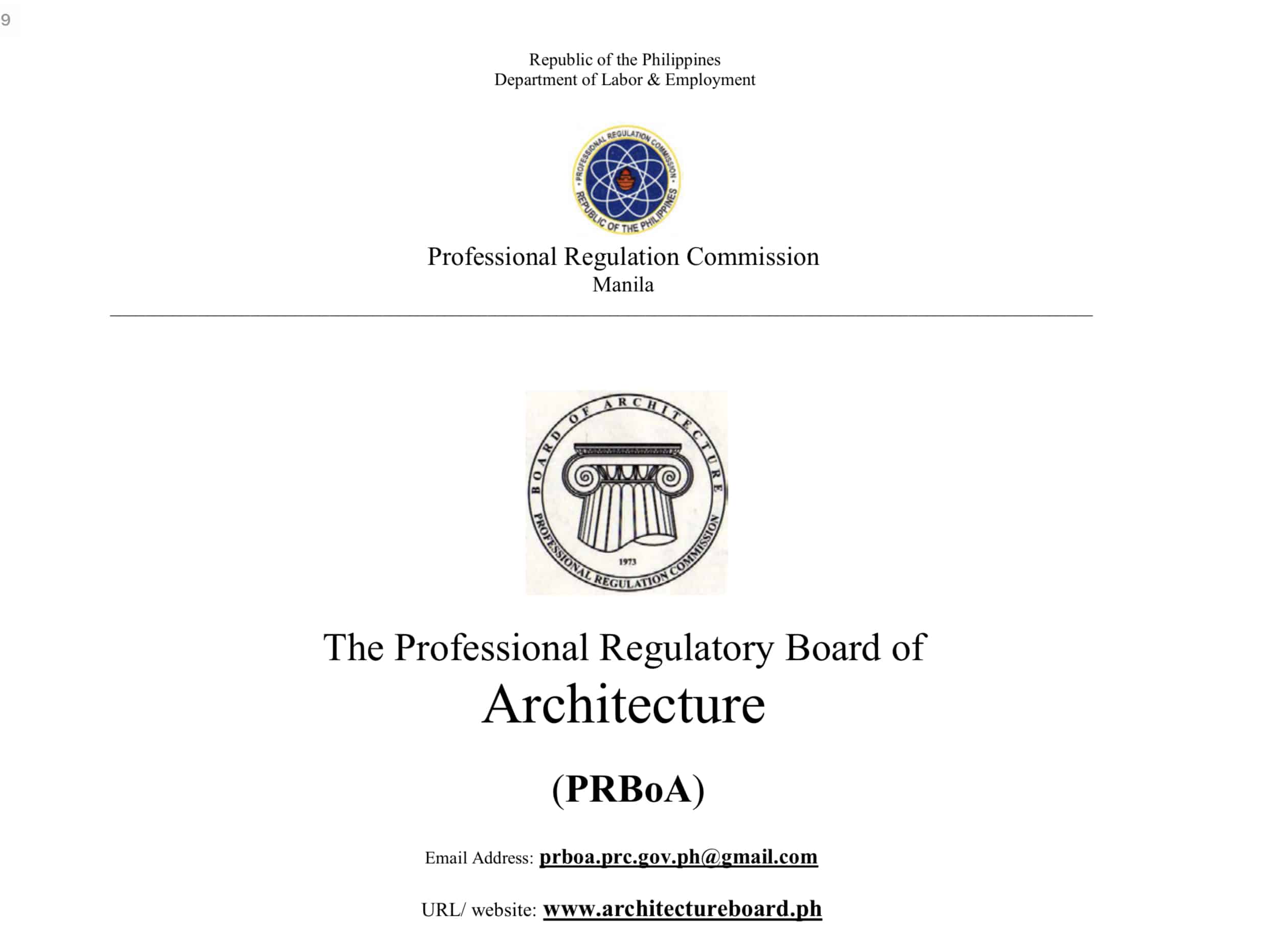 The 2010 Standard of Professional Practice For Architecture