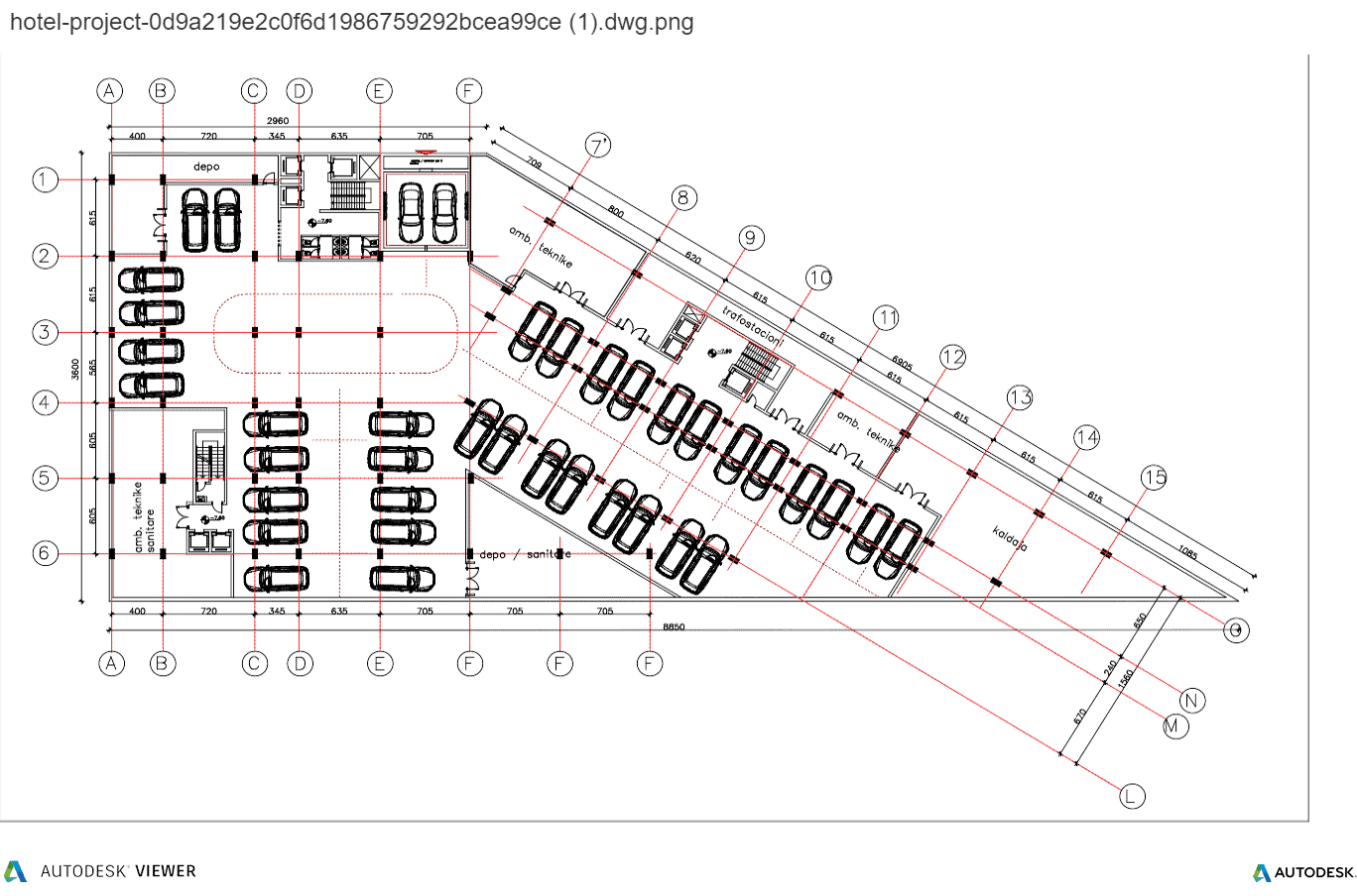 Hotel Project Floor Plans and Elevations - Image 2
