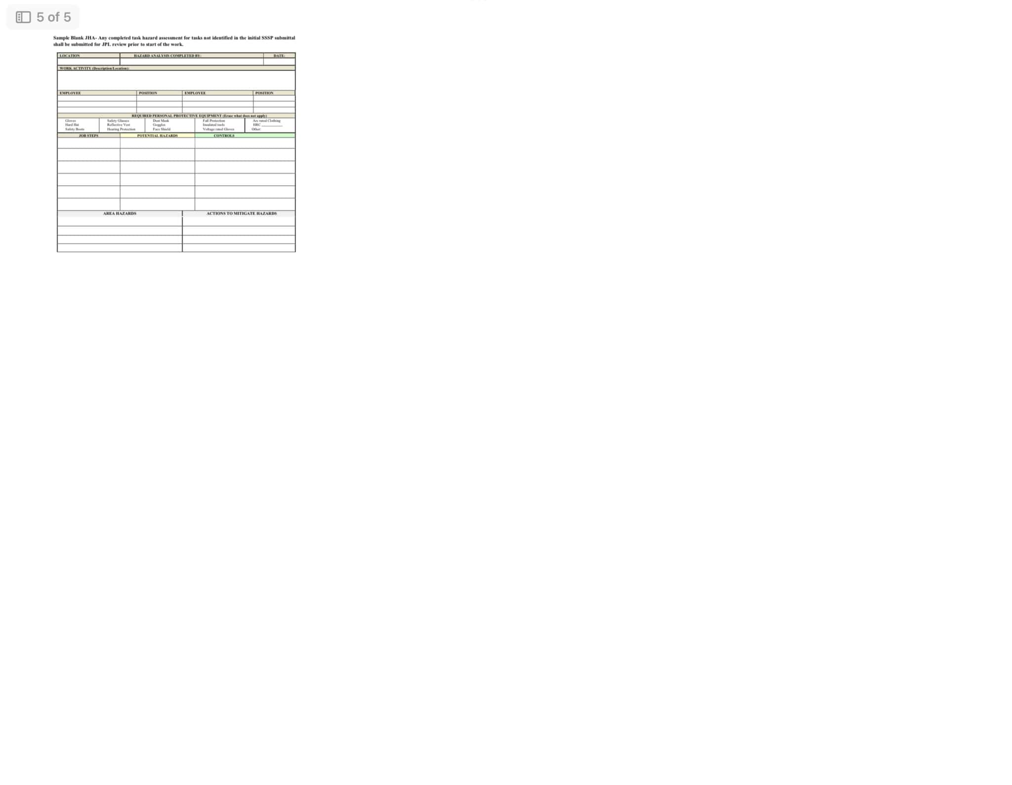 Picture of Construction Site Safety Plan Template - Construction Files