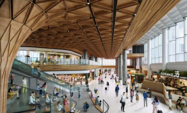 bG9jYWw6Ly8vZGl2ZWltYWdlL1NFQS1DQ0UtM19UaGUtTWlsbGVyLUh1bGwtUGFydG5lcnNoaXBfV29vZHMtQmFnb3QuanBn JPnzls - Seattle Airport's Concourse C expansion inspired by nature
