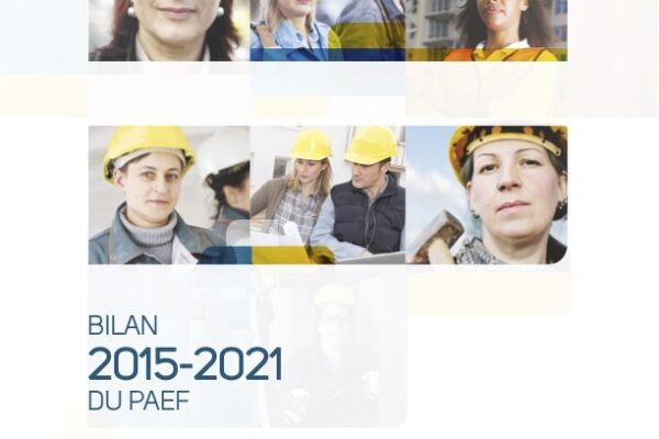 Bilan PAEF 2015 2021 Cover MnFJSu - Female numbers slowly rising on construction sites in Quebec