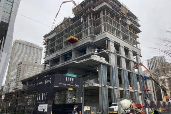 62-Storey '11 YV' Now Rising Above Its Podium in Bloor-Yorkville