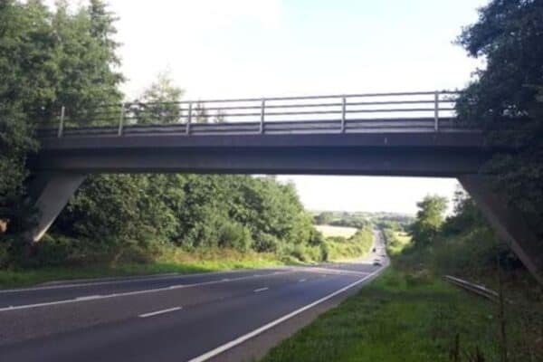 The existing Tolgroggan bridge which will be demolished