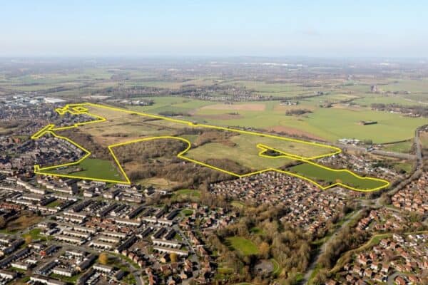 Peel Hall site courtesy of Savills