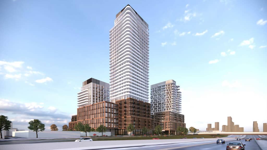 High-Rises Proposed to Replace Low-Rises at Royal York and Gardiner