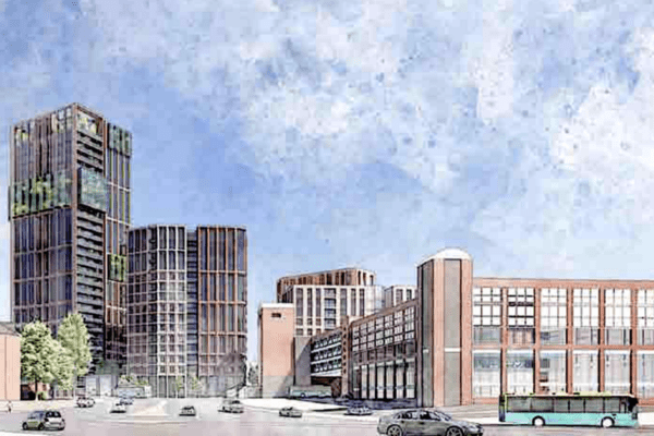 Plans in for two Derby city centre schemes of 1300 homes