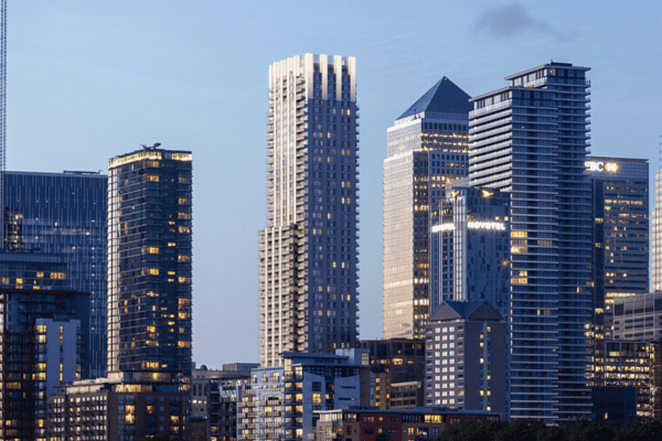 Developer Ballymore withdrew an application last year to build a 51-storey block of luxury flats in Canary Wharf after fire brigade concerns about the number of stairwells