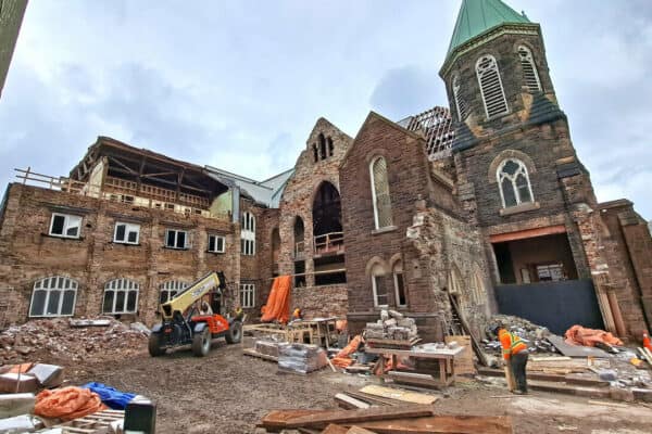 West Wing Comes Down at Bloor United as Cielo Condos Moves Closer to Shoring