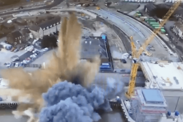 World War 2 bomb unexpectedly detonates at Bam/Farrans site