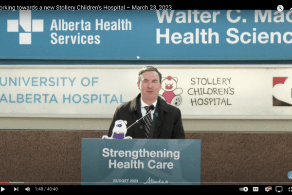Alberta targets new children’s hospital
