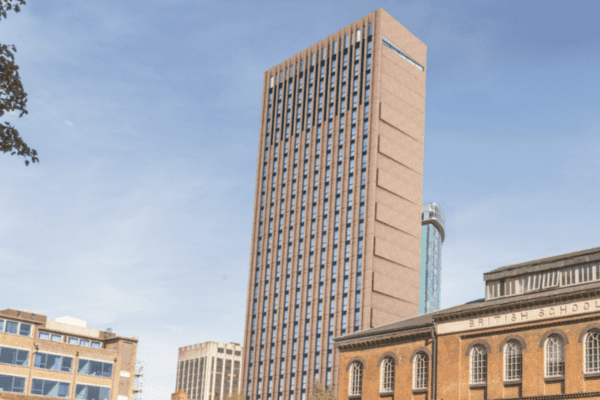 Planned Gough Street student tower