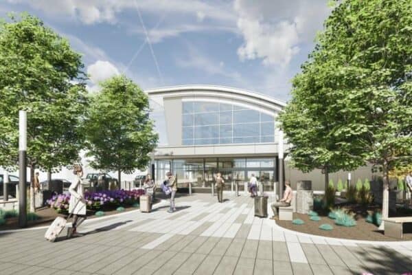 $150M Spokane Airport terminal expansion tops out