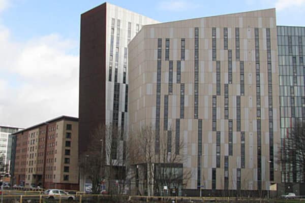 Parkway Gate prior to recladding work