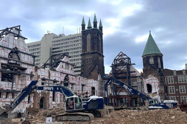 Shoring Marks Start of Construction on Site of Cielo Condos