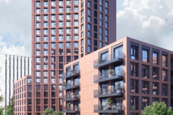 The £46m Lancaster Wharf residential development in Birmingham