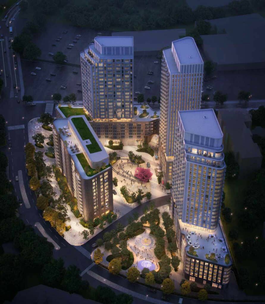 4-Tower Don Mills Proposal Resubmitted with Revised Heights, More