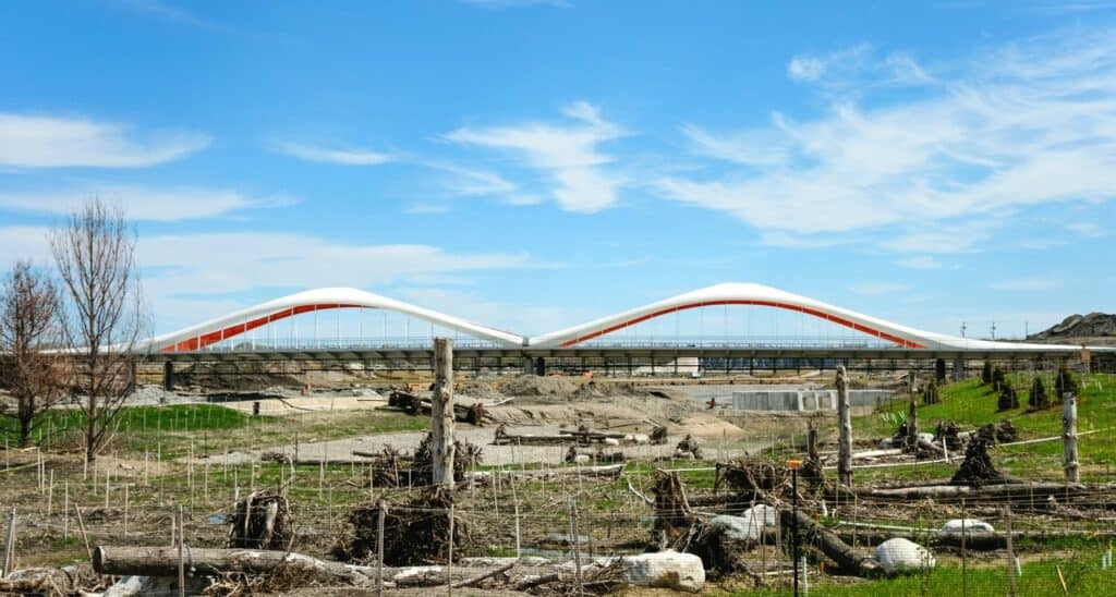 Lower Don Lands Records Busy Winter of Construction