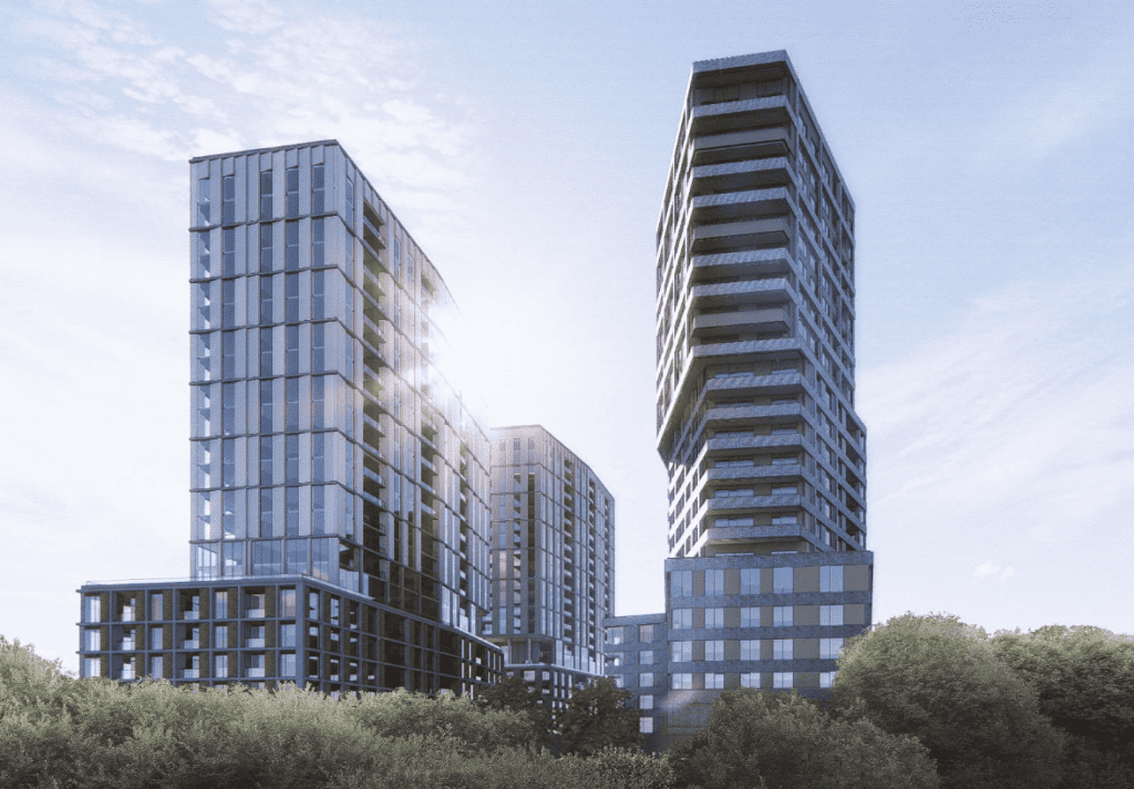 Resubmission Shrinks Heights But Adds Tower in Kingsview Village