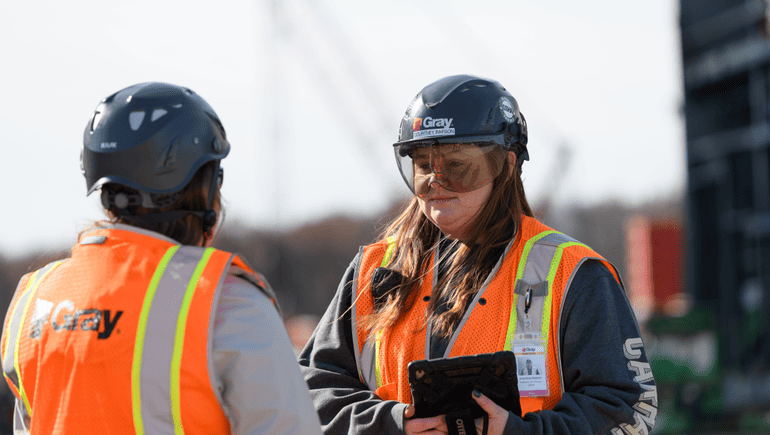 Contractors swap hard hats for helmets