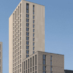 CGI of planned student accommodation at Brent Cross