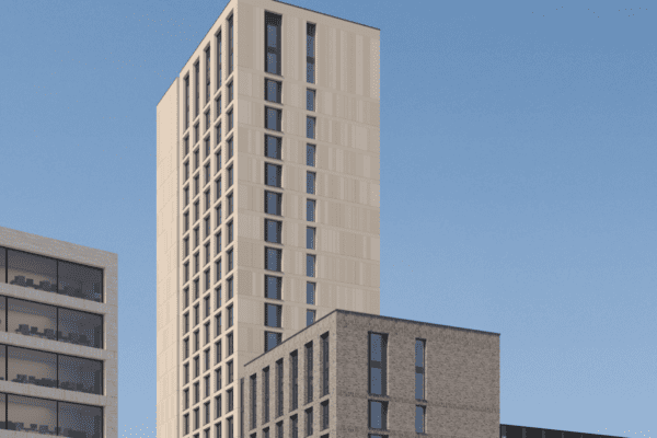 CGI of planned student accommodation at Brent Cross