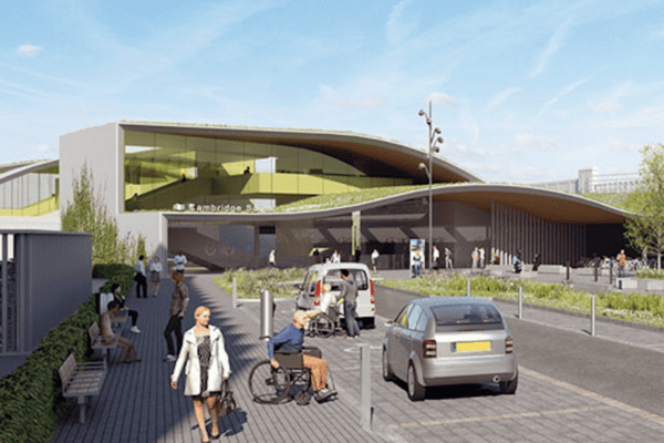 Cambridge South station building